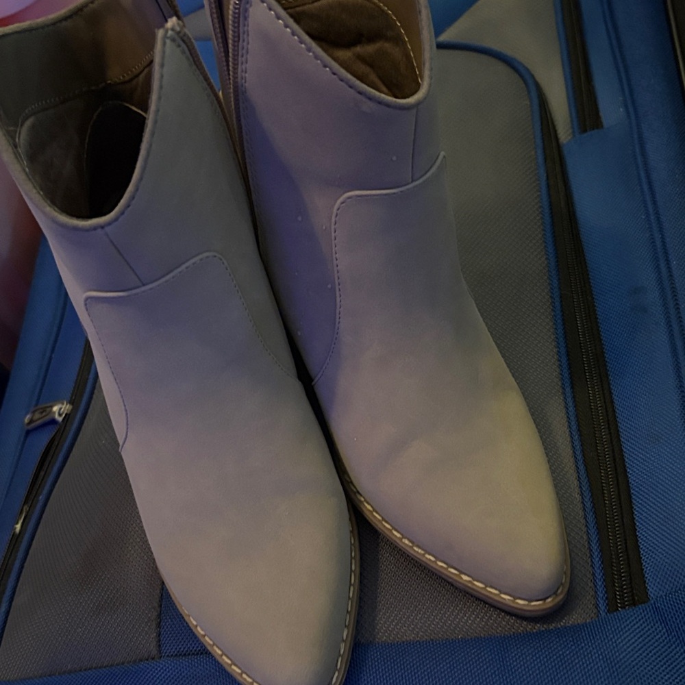 a.n.a Light Gray Ankle Boots